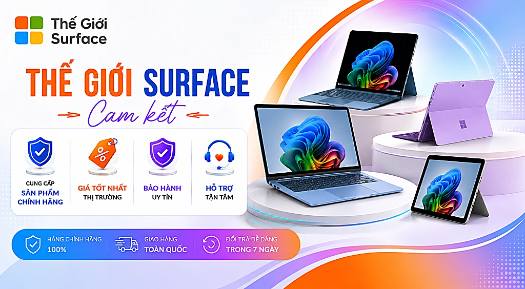 Thế giới surface bán lẻ các sản phẩm surface
