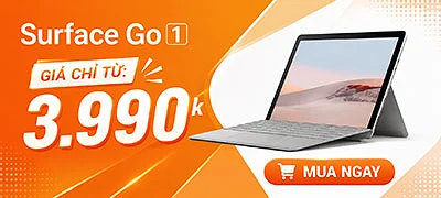 Microsoft Surface go giá chỉ từ 3990k