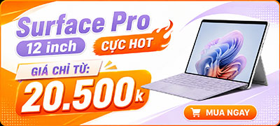 Microsoft Surface pro 12 inch chính hãng giá chỉ từ 20.500k