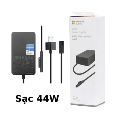 Sạc Surface 44W Cho Surface Pro 4 5 6 7 7+, Laptop Go Mới Chính Hãng